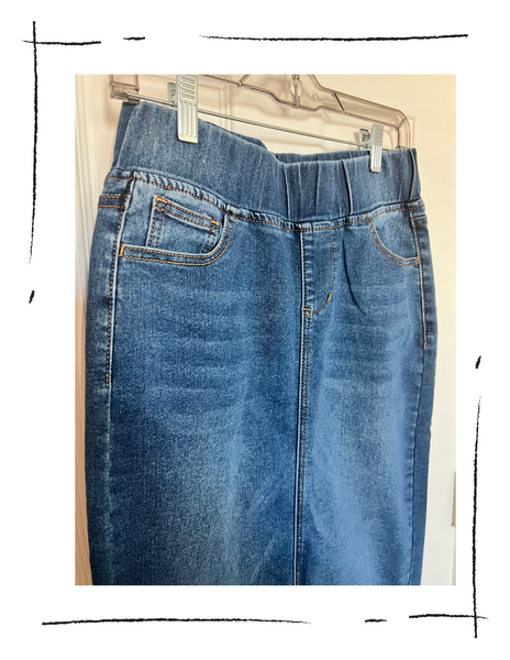 Denim Jeans Skirt