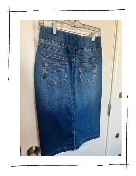 Denim Jeans Skirt