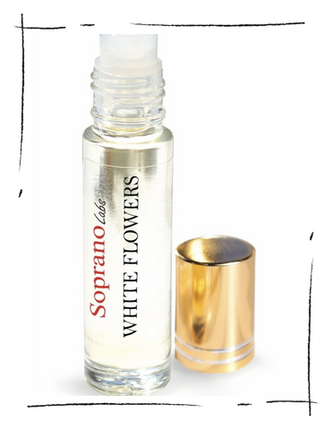 White flower vegan perfume oil